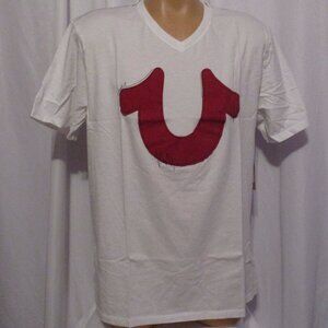 True Religion Mend U Short Sleeve Tee White